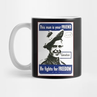 Vintage WWII Poster Mug